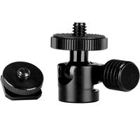 1/4 Super Small Ball Head Tripod with Hot Shoe Adapter for DSLR Camera (1/4 Ball Head)