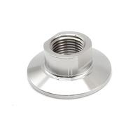 1/4" to 1" NPT Female x 3/4"-2" Tri Clamp Adapter, 304/316L Stainless Steel Sanitary Pipe Fitting(304- TC 25.4mm,1/4 inch)