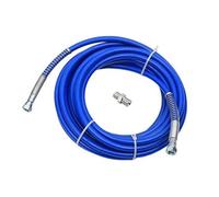 1/4 Tuyau De Raccordement Tuyau De Pulvérisation Tuyau Sans Air 5800PSI Tuyau Haute Pression Pulvérisateur Sans Air Tuyau De Peinture For Pistolet Pulvérisateur Tuyau D'eau(Aluminum alloy hook,7.5M)