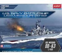 Academy – USS Missouri BB-63 – Échelle 1:400 – ACA14401 – Coloris assortis