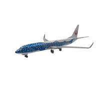 1/400 Échelle pour Baleine Bleue JAL JA05RK B737-800 Modèle d'avion en Métal Moulé sous Pression en Alliage Réplique Avion Jouet