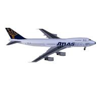 1 400 échelle pour PH04443 Atlas Air 747-200 N507MC Diecasts Aviation Miniature Avion en métal modèle d'avion Jouets Playkits