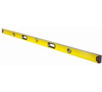 Stanley Niveau tubulaire 1-43-572 FATMAX 180cm Aluminium renforcé, précision 0,5 mm/m, 3 fioles