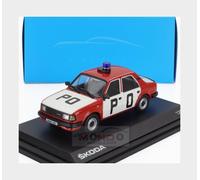 ABREX 1/43 SKODA 120L PO POMPIERS 1984 ROUGE MODÈLE STATIQUE DIECAST