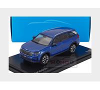 1:43 ABREX Skoda Kodiaq Ii 2023 Blue Race Met 143AB-045KD