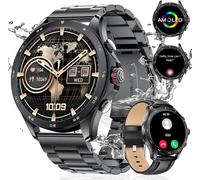 1.43"" Amoled Reloj Intente Hombre,Smartwatch Para Android Ios Con 400 Mah/15 Días De Duración De La Batería/Ip68 Impermeable/Llamadas Bluetooth