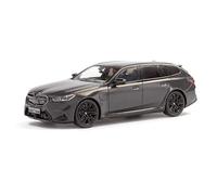 Solido Voiture miniature BMW M5 Touring (2024) - Break de performance, double cardioïde, gris 1:43