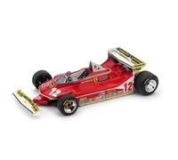 Brumm BM0514 FERRARI 312 T4 G.VILLENEUVE 1979 N.12 RETIRED MONACO GP 1:43 Modell