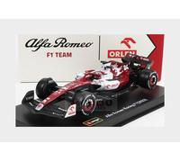 1:43 BURAGO Alfa Romeo F1 C42 #24 Bahrain Gp 2022 Guanyu Zhou +Helmet BU38068-24