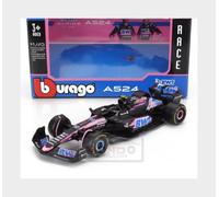 Bburago - BWT Alpine A524 Pierre Gasly #10 2024 - Modèle réduit réaliste de Voiture à l'échelle 1:43, pilotée par Pierre Gasly, Licence Officielle Renault, âge recommandé 3+ Ans