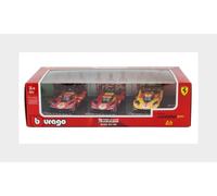 Set 3 Modèles Ferrari 499P Gagnants 24h de LeMans 2023/24/25 AF Corse 1:43 Bbura