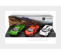 1:43 BURAGO Lamborghini Revuelto 2023 Huracan Perform.Countach 2021 BU30432-C