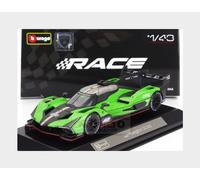 1:43 BURAGO Lamborghini Sc63 #63 2023 With Showcase Green Black BU38315