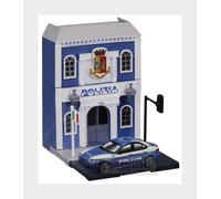 1:43 BURAGO Police Station Caserma Polizia +Alfa Romeo Giulia 2015 BU31502-POL