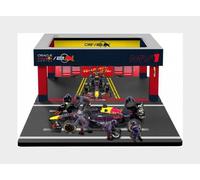 BBurago Voiture miniature 1:43 F1 Red Bull RB19 2023 Max Verstappen Argenté Coffret