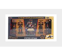 BBurago Coffret F1 Red Bull 4x – RB16B N 33 (2021), RB18/19/20 N 1 – Max Verstappen Mat