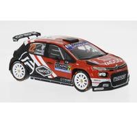 ixosport 1:43 Citroën C3 Rally2 N°22 Vainqueur Monte‑Carlo 2025 Rossel/Dunand