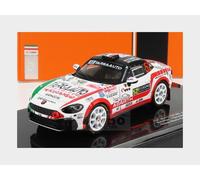 Voiture Miniature de Collection - IXO 1/43 - FIAT Abarth 124 RGT - Blanc / Rouge / Vert