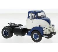 1:43 IXO Gmc 950 Coe Tractor Truck 2-Assi 1954 Blue Cream TR150.22
