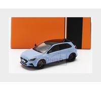 ixosport Maquette de voiture 1:43 Hyundai i30 N 2022 – Modèle statique diecast Bleu clair MOC335.22