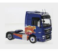 1:43 IXO Man Tgx Xxl Tractor Truck 2-Assi 2020 Blue TR235.22