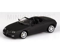 1:43 Minichamps Alfa Romeo Spider Matt Black 400120333 Diecast Modellino