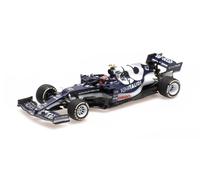 Minichamps Miniature 1:43 Scuderia Alphatauri Honda AT2 Pierre Gasly 3e Azerbaïdjan 2021 Bleu/Blanc