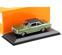 1:43 Minichamps Maxichamps Opel Commodore 1970 Vert Métallique Toit Noir