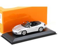 1:43 Minichamps Maxichamps Porsche 911 996 Carrera 4S Cabriolet 2003 Argent Méta