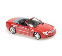 1:43 MINICHAMPS Mercedes Benz Sl Class (R230) Red 2001 940031031