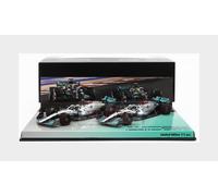 1:43 MINICHAMPS Mercedes Gp F1 Set 2X W13E #44 #63 Bahrain Gp 2022 447224463