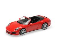 1:43 Minichamps Porsche 911 (991.2) Carrera 4S Cabriolet Red 2017 410067230 Mode