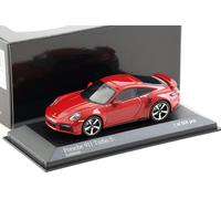 1:43 Minichamps Porsche 911 (992) Turbo S Coupé 2020 Rouge Karmin