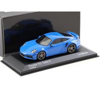 1:43 Minichamps Porsche 911 992 Turbo S Coupé Sport Design 2021 Shark Blue