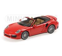 1:43 Minichamps Porsche 911 Turbo S Cabriolet 2013 Red 410062230 Modellino