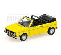 1:43 Minichamps Volkswagen Golf Cabriolet 1980 Yellow 400055130 Modellino