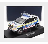 1:43 NOREV Dacia Duster Police Nationale 2021 White Blue Yellow NV509027