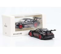 1:43 Norev Jet Car Porsche 911 992 GT3 RS 2022 Noir-Rouge Diecast