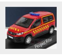 Norev Voiture miniature de collection Peugeot Rifter Sapeurs-pompiers 2019 Rouge/Jaune 1:43 479071