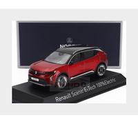 MODÈLEIN ÉCHELLE COMPATIBLE AVEC RENAULT SCENIC E-TECH 100% ELECTRIC 2024 FLAME RED/BLACK 1:43 NOREV NV517936