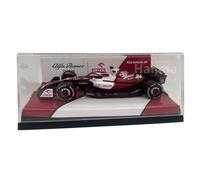 1 43 pour Alfa Romeo C42 Modèle F1 Voiture De Course Simulation Modèle De Voiture en Alliage Zhou Guangyu Jouets Non RC(Taglia Unica)
