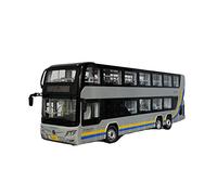 1 43 pour Bus À Deux Étages Alliage Moulé sous Pression Modèle De Simulation Voiture Collection Affichage Cadeau Exquis