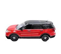 1:43 pour Ford Utility Police Intercept Car Alliage Modèle Bureau Décoration Collection Affichage Voiture Miniature De Collection(Black Top)