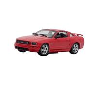 1 43 pour Mustang GT 2005 Berline Rouge Alliage Modèle De Voiture Kit Jouet Voiture Cadeau Hobby Collection Voiture Miniature De Collection