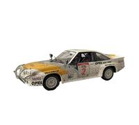 1:43 pour Opel Manta B400 Rally Car NO.2 Mud Version Alloy Car Model Static Ornament Souvenir Collection Voiture Miniature De Collection