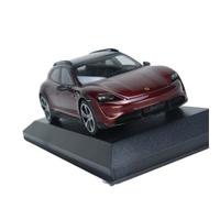 1:43 pour Porsche Taycan Turbo S 2021 Modèle De Voiture en Alliage Noir Jouet Voiture Ornement Cadeau Passe-Temps Collection Jouets Non RC(Rouge)