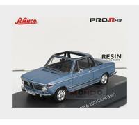 BMW 2002 Baur Cabriolet Bleu Métallique Maquette de Voiture 1:43 Schuco