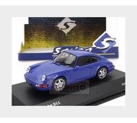 Solido - Modèle réduit - Porsche 911 964 RS Coupé 1992 - 1/43 - Bleu