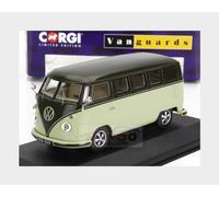 1:43 VANGUARDS Volkswagen T1 Minibus Campervan 1964 2 Tone Green VA14502