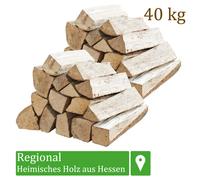 (1,47€/1kg) Bois de chauffage 40 kg Pour Poêle et Cheminée Bois de Hêtre 33 cm F